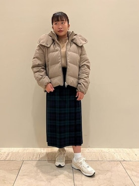 「DESCENTE ALLTERRAIN（デサント　オルテライン）のアイテム（ジャケット/アウター）」を使った、Bshopスタッフさん（レディース・154cm）の秋コーディネート