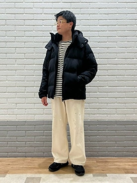 「DESCENTE ALLTERRAIN（デサント　オルテライン）のアイテム（ダウンジャケット/コート）」を使った、Bshopスタッフさん（メンズ・171cm）の秋コーディネート