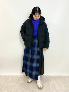 「DESCENTE ALLTERRAIN（デサント　オルテライン）のアイテム（ジャケット/アウター）」を使った、Bshopスタッフさん（レディース・162cm）の秋コーディネート