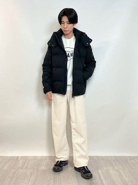 「DESCENTE ALLTERRAIN（デサント　オルテライン）のアイテム（ダウンジャケット/コート）」を使った、Bshopスタッフさん（メンズ・172cm）の秋コーディネート