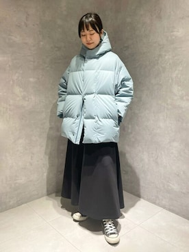 「DESCENTE ALLTERRAIN（デサント　オルテライン）のアイテム（ジャケット/アウター）」を使った、Bshopスタッフさん（レディース・164cm）の秋コーディネート