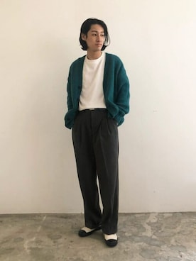 Bshopスタッフさん(メンズ・165cm)の秋コーディネート