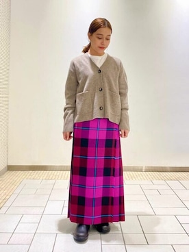 「Blundstone（ブランドストーン）のアイテム」を使った、Bshopスタッフさん（レディース・153cm）の秋コーディネート