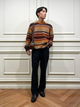 「cellar door」｜Bshopスタッフさん（メンズ・177cm）の秋コーディネート