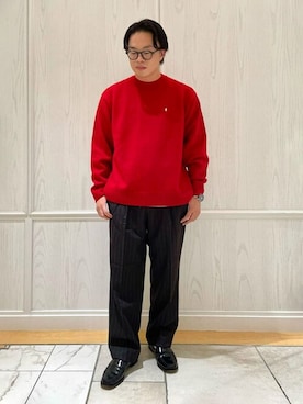 「cellar door」｜Bshopスタッフさん（メンズ・177cm）の冬コーディネート
