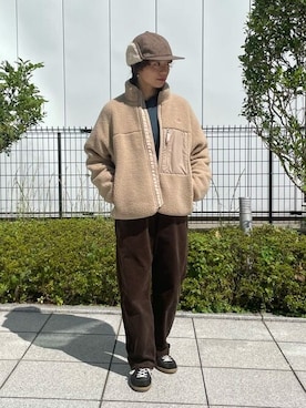 Bshopスタッフさん（レディース・158cm）の冬コーディネート