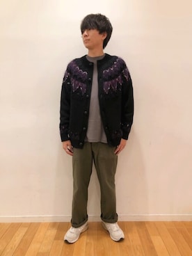 Bshopスタッフさん（メンズ・173cm）の冬コーディネート