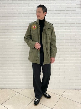 「cellar door」｜Bshopスタッフさん（メンズ・176cm）の冬コーディネート