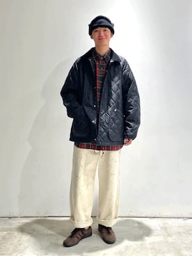 Bshopスタッフさん（メンズ・172cm）の冬コーディネート