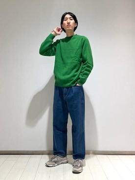 Bshopスタッフさん(メンズ・182cm)の冬コーディネート