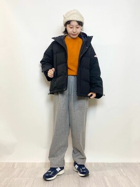 「cableami 」｜Bshopスタッフさん（レディース・162cm）の冬コーディネート
