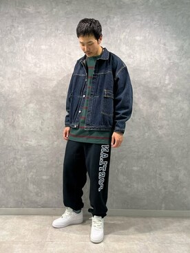 Bshopスタッフさん(メンズ・183cm)の冬コーディネート