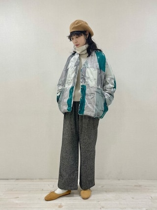unfil（アンフィル）の「＜unfil(アンフィル）＞ジップアップ ニット 