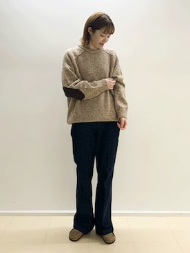 Bshopスタッフさん（レディース・161cm）の冬コーディネート