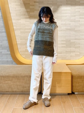 Bshopスタッフさん（レディース・155cm）の冬コーディネート