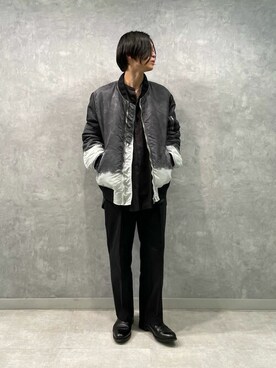 Bshopスタッフさん（メンズ・170cm）の冬コーディネート