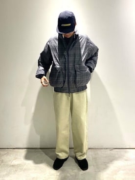 Bshopスタッフさん（メンズ・172cm）の冬コーディネート