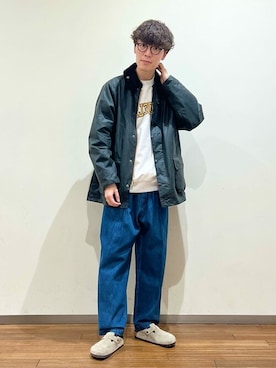 Bshopスタッフさん（メンズ・180cm）の冬コーディネート
