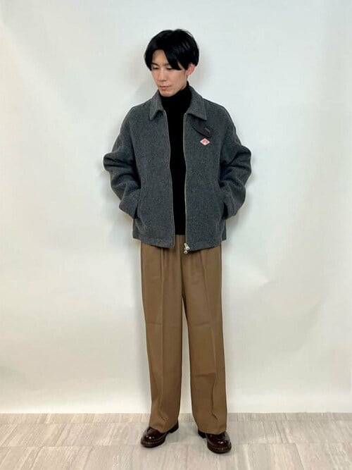 DANTON | ウールライトパイル ジップアップブルゾン MENを使った人気