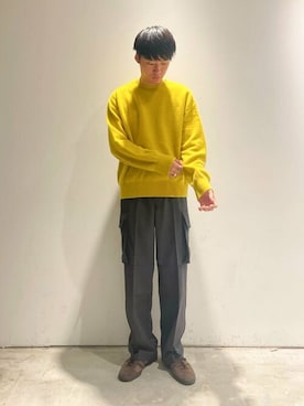 Bshopスタッフさん(メンズ・172cm)の冬コーディネート