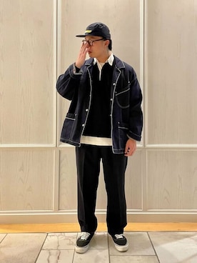 「cellar door」｜Bshopスタッフさん（メンズ・177cm）の冬コーディネート