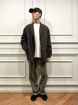 Bshopスタッフさん(メンズ・177cm)の冬コーディネート