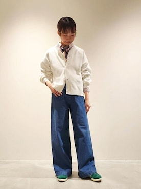 「orcival」｜「アイテム（財布/小物）」を使った、Bshopスタッフさん（レディース・157cm）の冬コーディネート