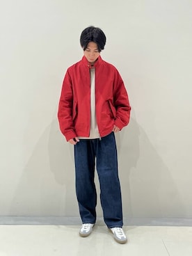「orcival」｜「アイテム（その他アウター）」を使った、Bshopスタッフさん（メンズ・172cm）の冬コーディネート