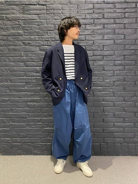 「cellar door」｜Bshopスタッフさん（メンズ・175cm）の春コーディネート