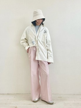 Bshopスタッフさん（レディース・164cm）の春コーディネート