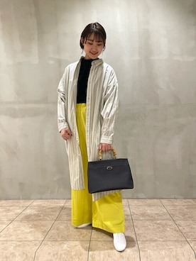 「GALLEGO DESPORTES」｜Bshopスタッフさん（レディース・163cm）の春コーディネート