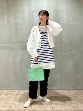 Bshopスタッフさん（レディース・166cm）の春コーディネート