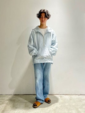 「NEPLA.（ネプラ）のアイテム」を使った、Bshopスタッフさん（メンズ・177cm）の春コーディネート