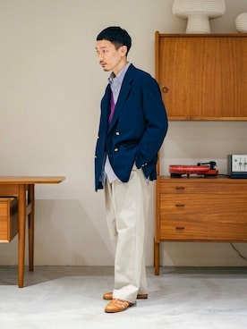 Bshopスタッフさん(メンズ・168cm)の春コーディネート