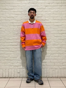 「NEPLA.（ネプラ）のアイテム」を使った、Bshopスタッフさん（メンズ・165cm）の春コーディネート