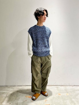 Bshopスタッフさん（メンズ・177cm）の春コーディネート