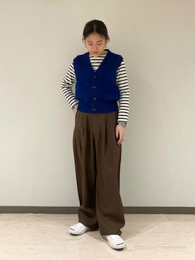 Bshopスタッフさん（レディース・154cm）の春コーディネート