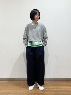 Bshopスタッフさん（レディース・162cm）の春コーディネート