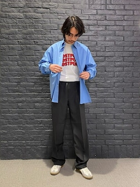 「cellar door」｜Bshopスタッフさん（メンズ・175cm）の春コーディネート