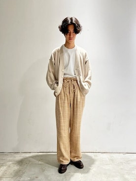 Bshopスタッフさん(メンズ・177cm)の春コーディネート