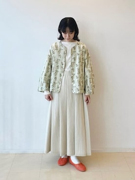 Bshopスタッフさん（レディース・155cm）の春コーディネート