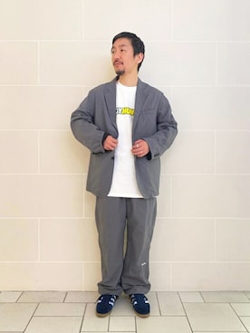 「GYMPHLEX（ジムフレックス）のアイテム（ジャケット/アウター）」を使った、Bshopスタッフさん（メンズ・168cm）の春コーディネート