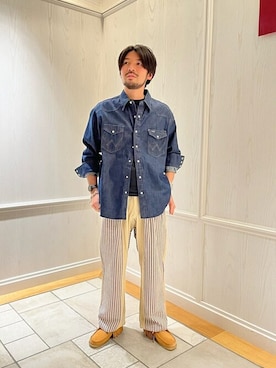 Bshopスタッフさん（メンズ・175cm）の春コーディネート