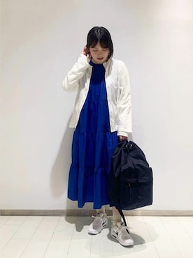 「AURALEE」｜Bshopスタッフさん（レディース・164cm）の夏コーディネート