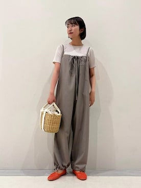 「cellar door」｜Bshopスタッフさん（レディース・158cm）の夏コーディネート