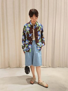 Bshopスタッフさん(レディース・157cm)の夏コーディネート