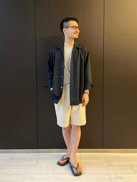 Bshopスタッフさん（メンズ・175cm）の夏コーディネート