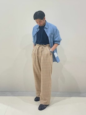 Bshopスタッフさん（メンズ・168cm）の夏コーディネート