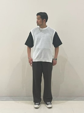 Bshopスタッフさん（メンズ・168cm）の夏コーディネート