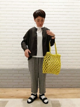 Bshopスタッフさん(レディース・158cm)の夏コーディネート